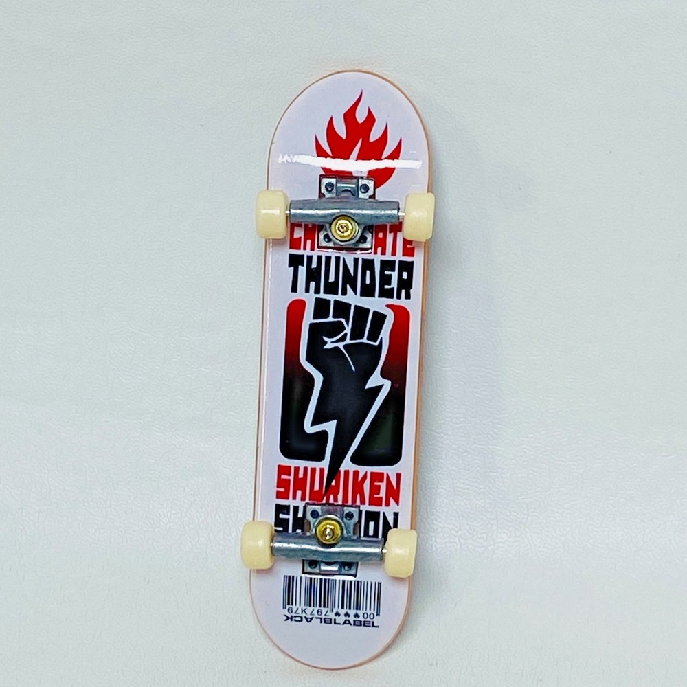 Tech Deck Fingerboard Skateboard Chocolate Thunder Shuriken Shannon Black‎ Label
